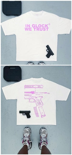 Men's Oversized Cotton T-Shirt with Bold Y2K Graphic Prints
