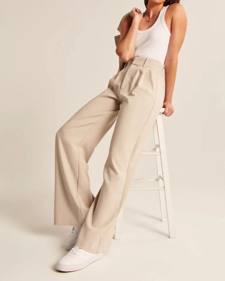 High Waist Wide Leg Pants