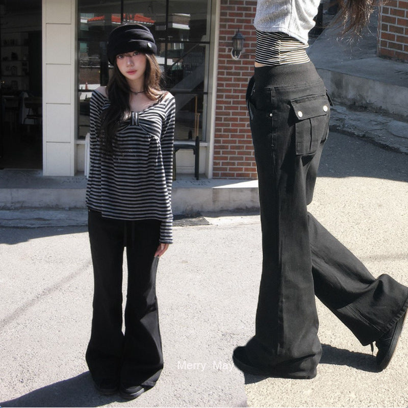 High Waist Flared Pants