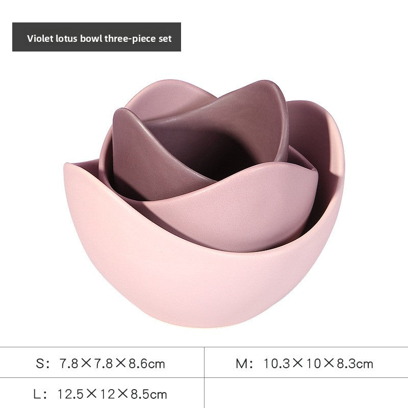 Lotus Ceramic Bowl