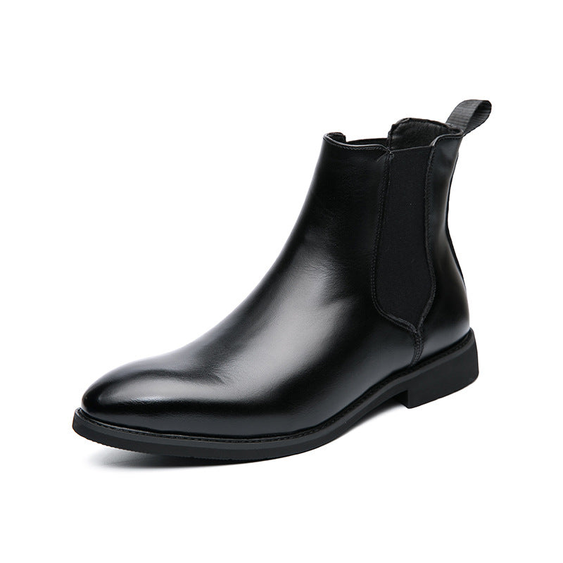 Mens Fleece Lined Chelsea Boots