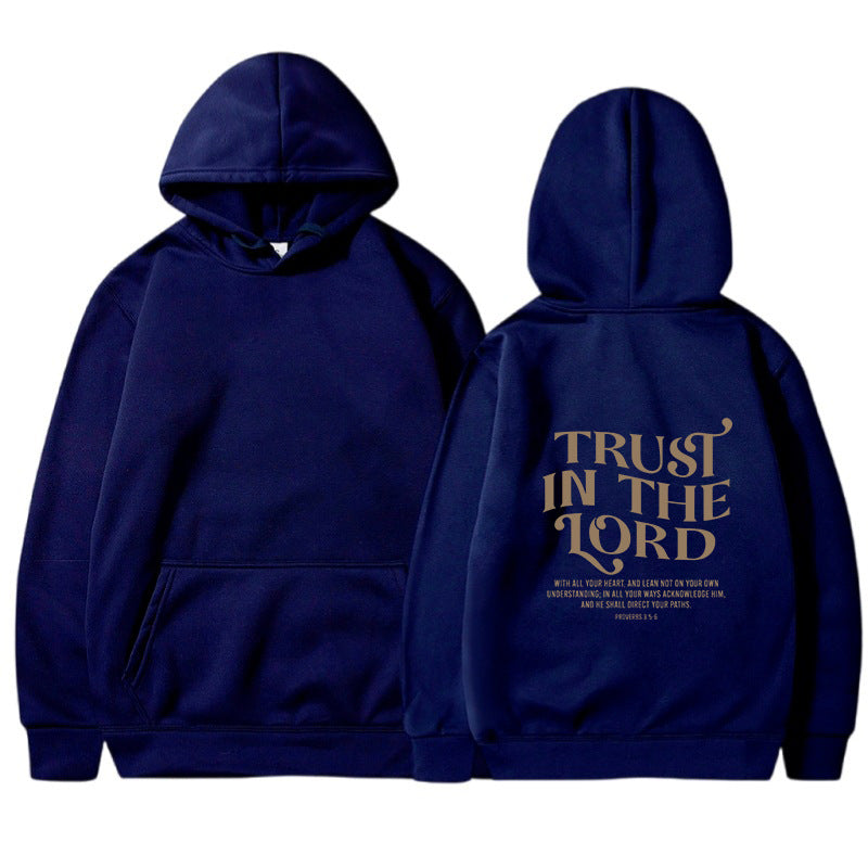 Hooded Letter Print Sweatshirt