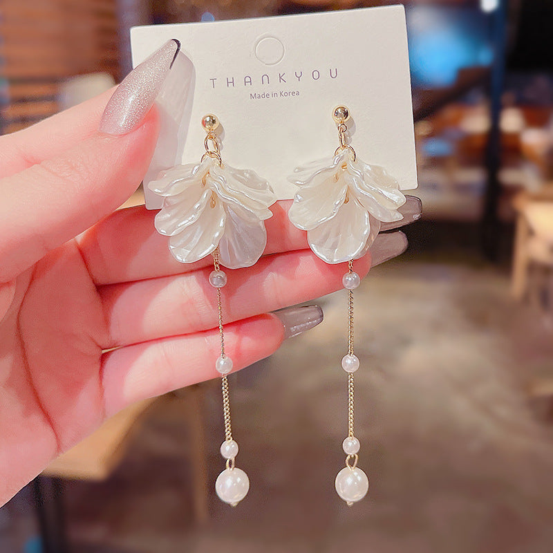 Pearl Geometric Earrings