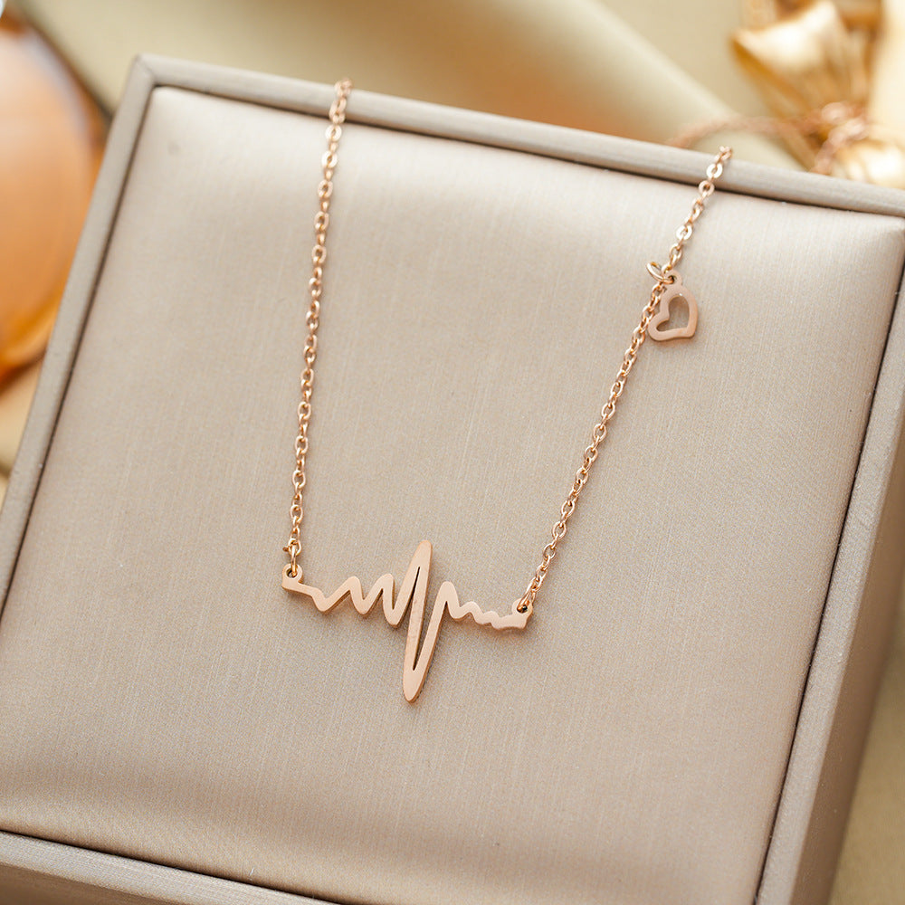 All-titanium steel necklace