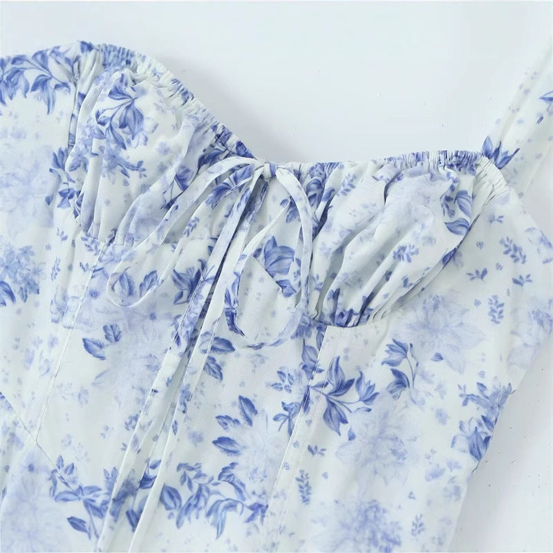 Fleur V-Neck Umbrella Dress
