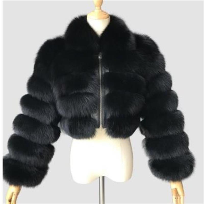 Womens Faux Fur Winter Coat