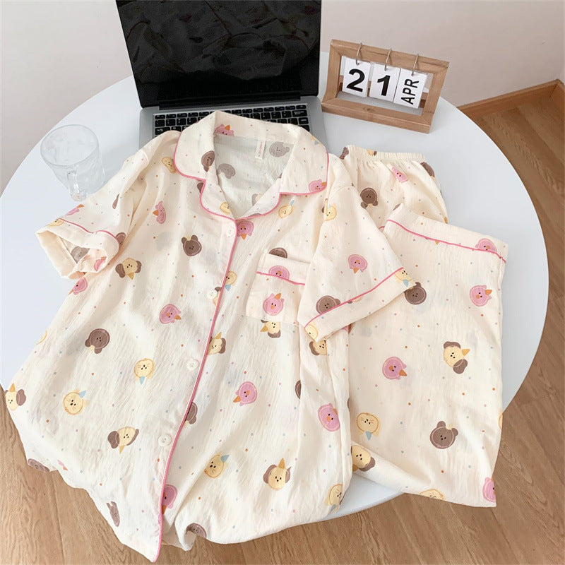 Women Cartoon Pajama Set