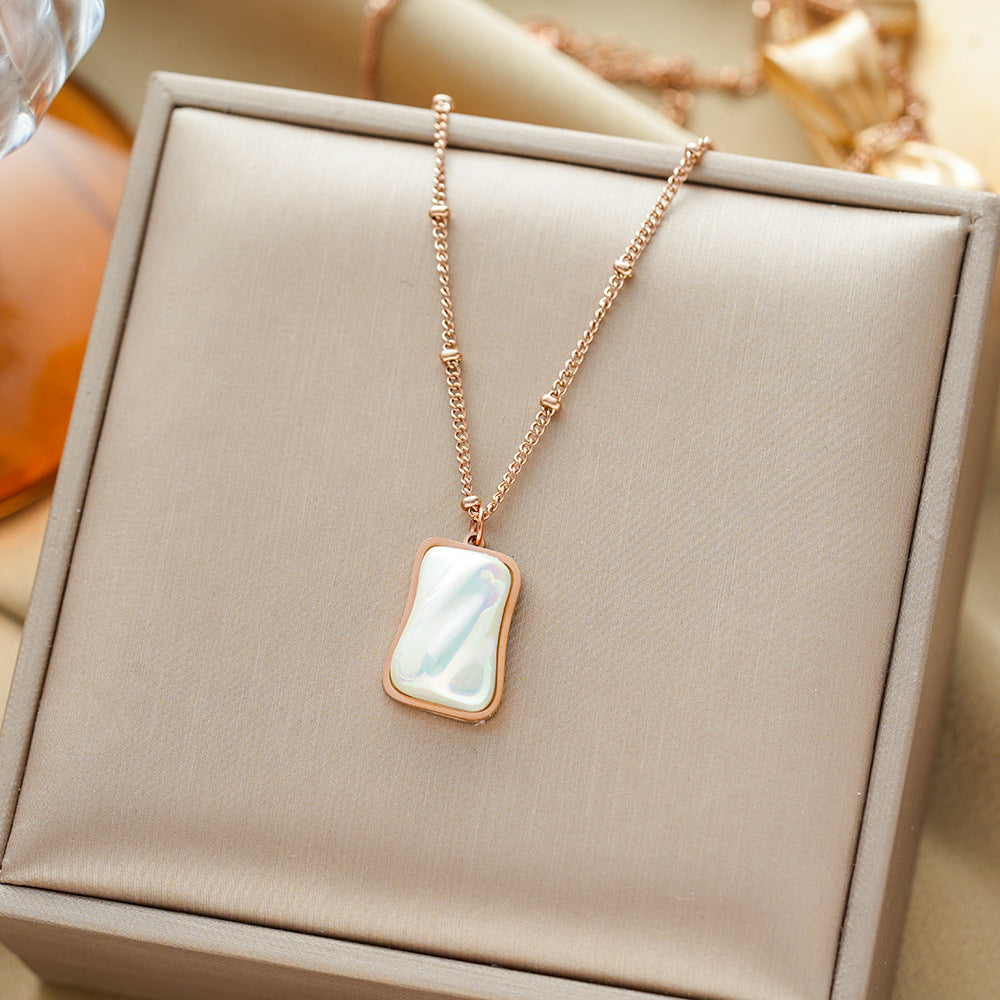 All-titanium steel necklace