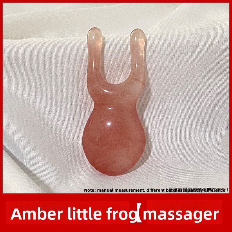 Facial gua sha and tendon-striking stick
