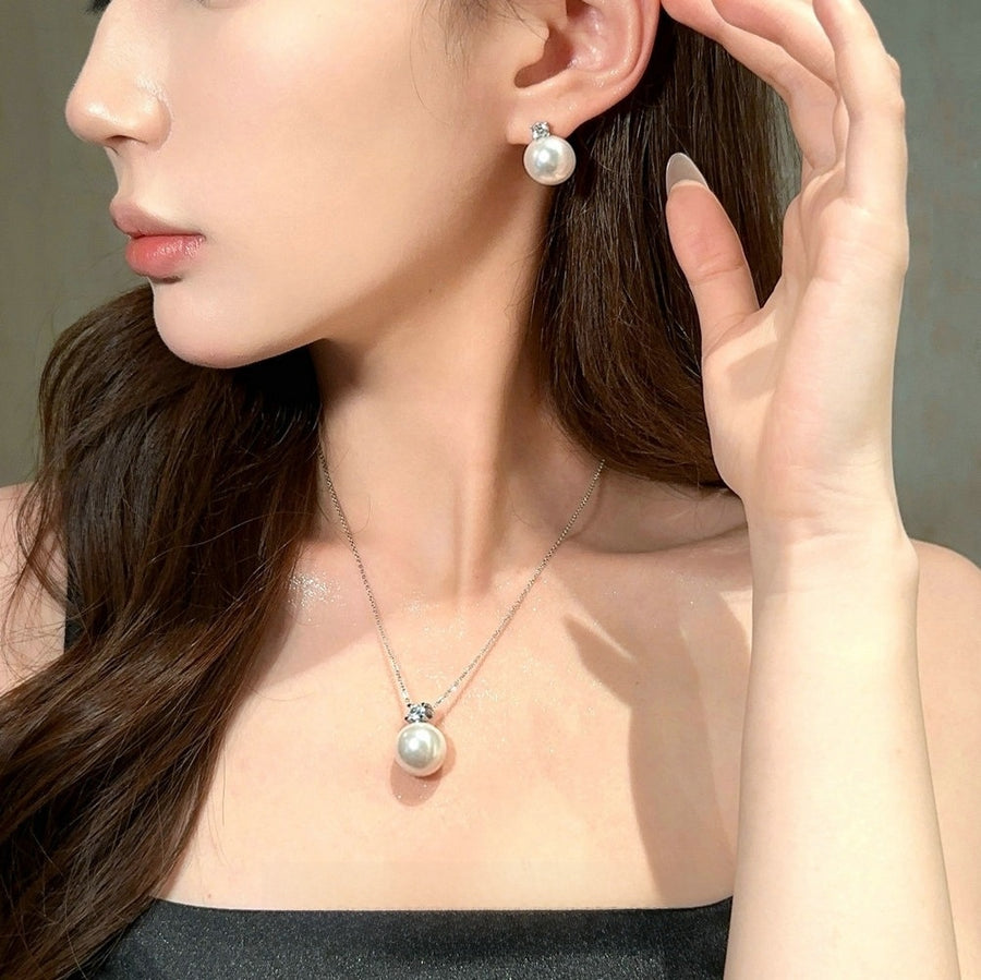 Princess Style Zircon Pearl Jewelry