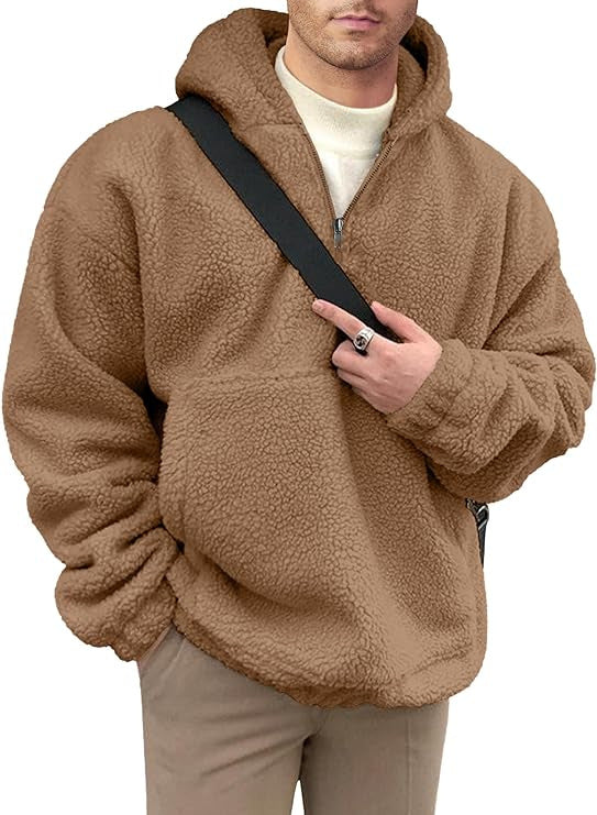 Loose Casual Zipper Hooded Sweatshirts