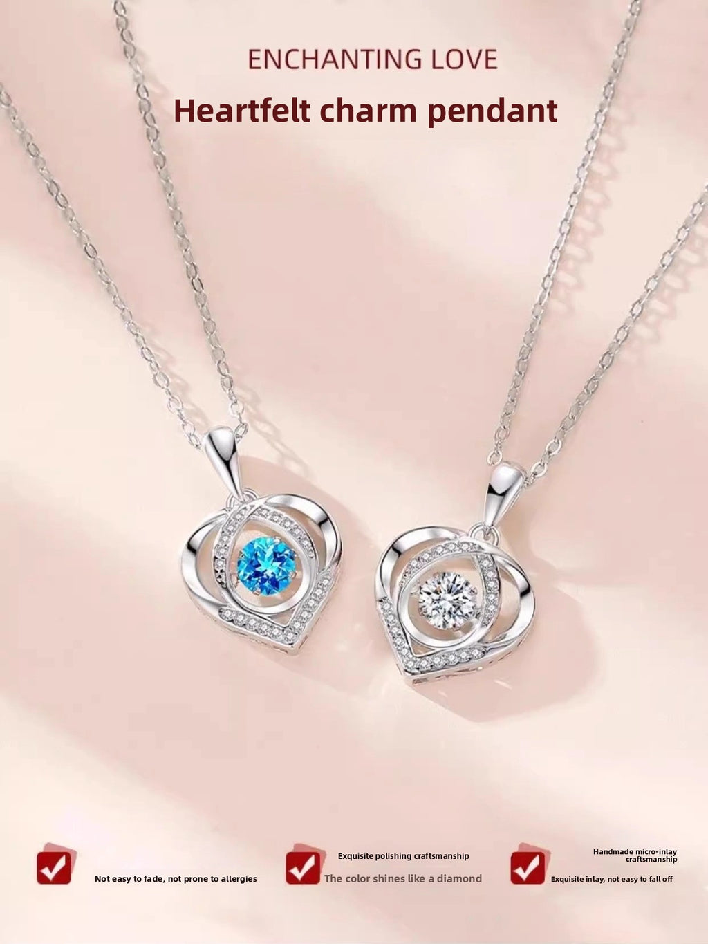 Fashionable Premium Heart-Shaped Necklace
