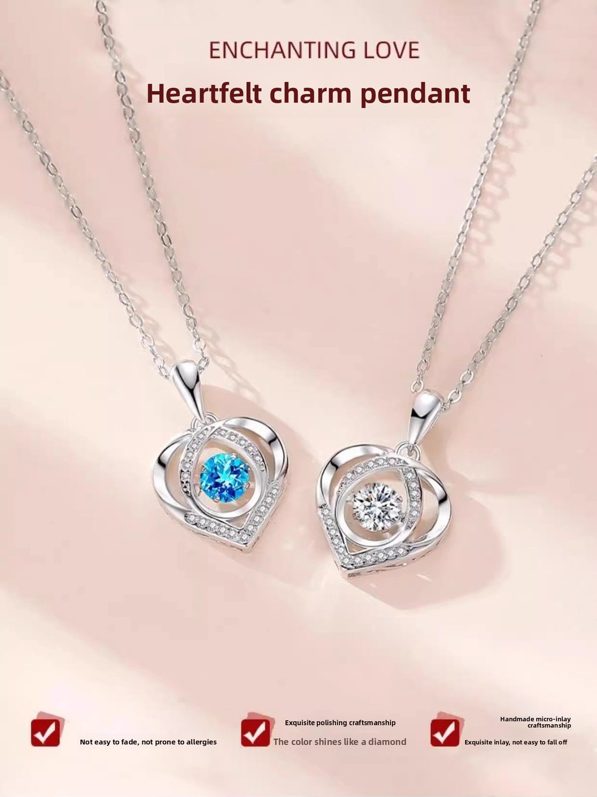 Fashionable Premium Heart-Shaped Necklace