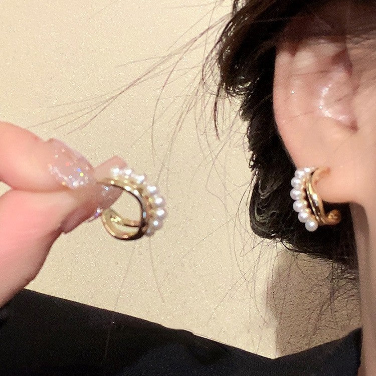 Linea Geometric Metal Earrings