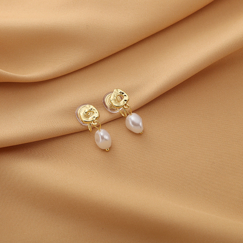 Aurielle Clip-On Pearl Earrings
