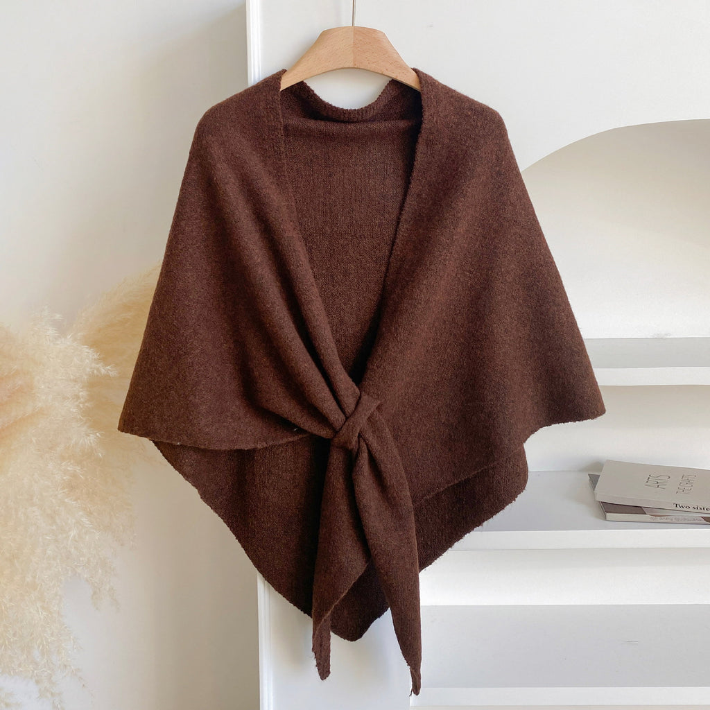 Soft Imitation Cashmere Triangle Shawl