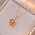 Fashionable retro-style clavicle necklace