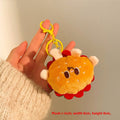 CozyBite Plush Hamburger Keychain