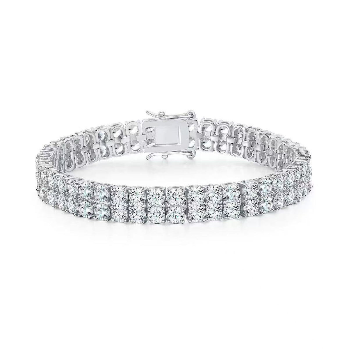 Copper Micro Inlaid Zircon Tennis Bracelet