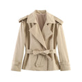 Short coat trench coat