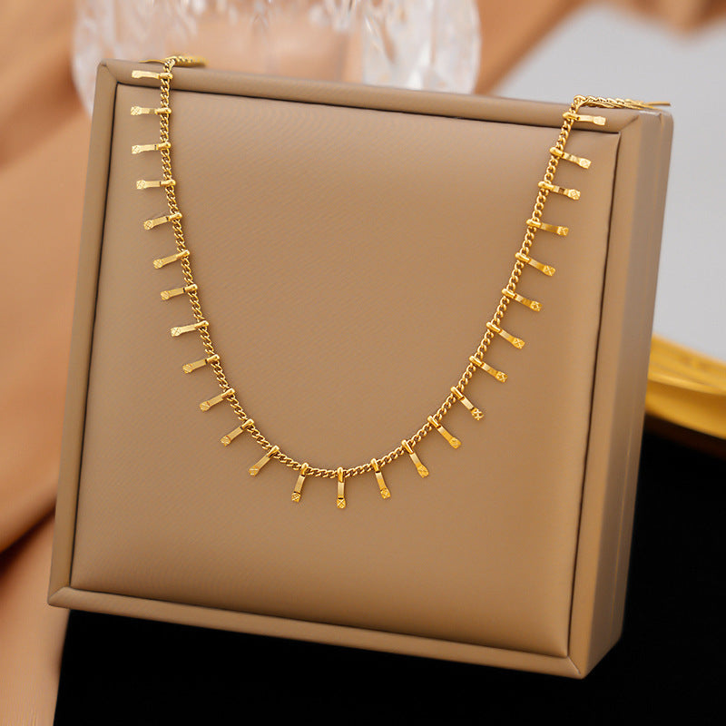 Titanium steel necklace