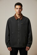Vintage Washed Lapel Casual Jacket for Men
