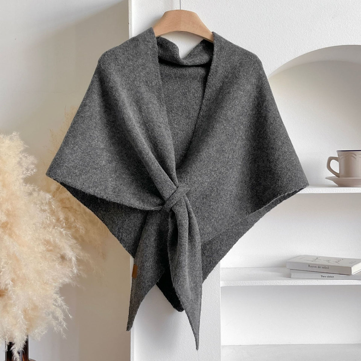 Soft Imitation Cashmere Triangle Shawl