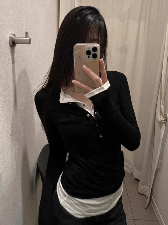 Womens Slim Fit Long Sleeve T-Shirt