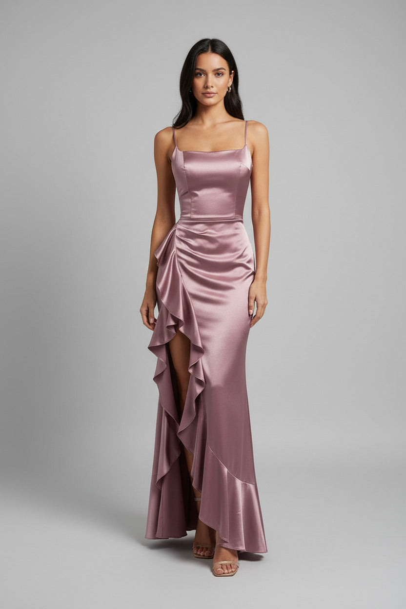Verona Camisole Ruffle Dress