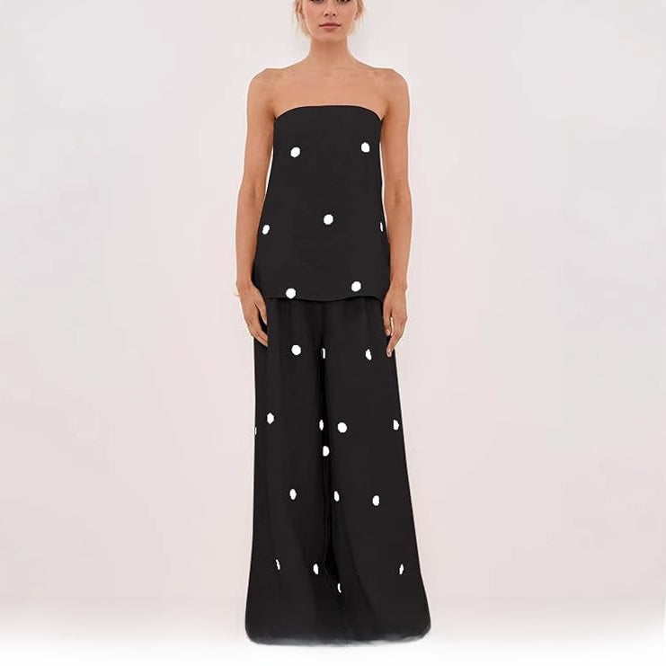 Casual set polka dots