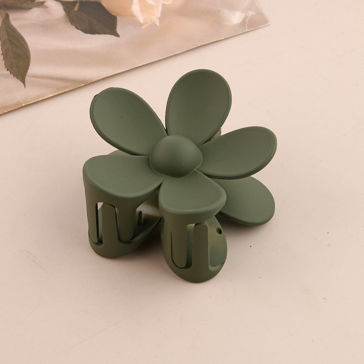 Fashion Flower Hair Clip ABS Grip Claw Clip for Women