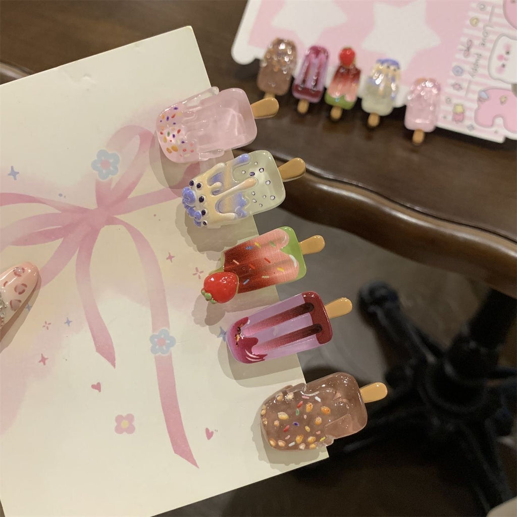 Creative Cartoon Ice Cream Hair Clip