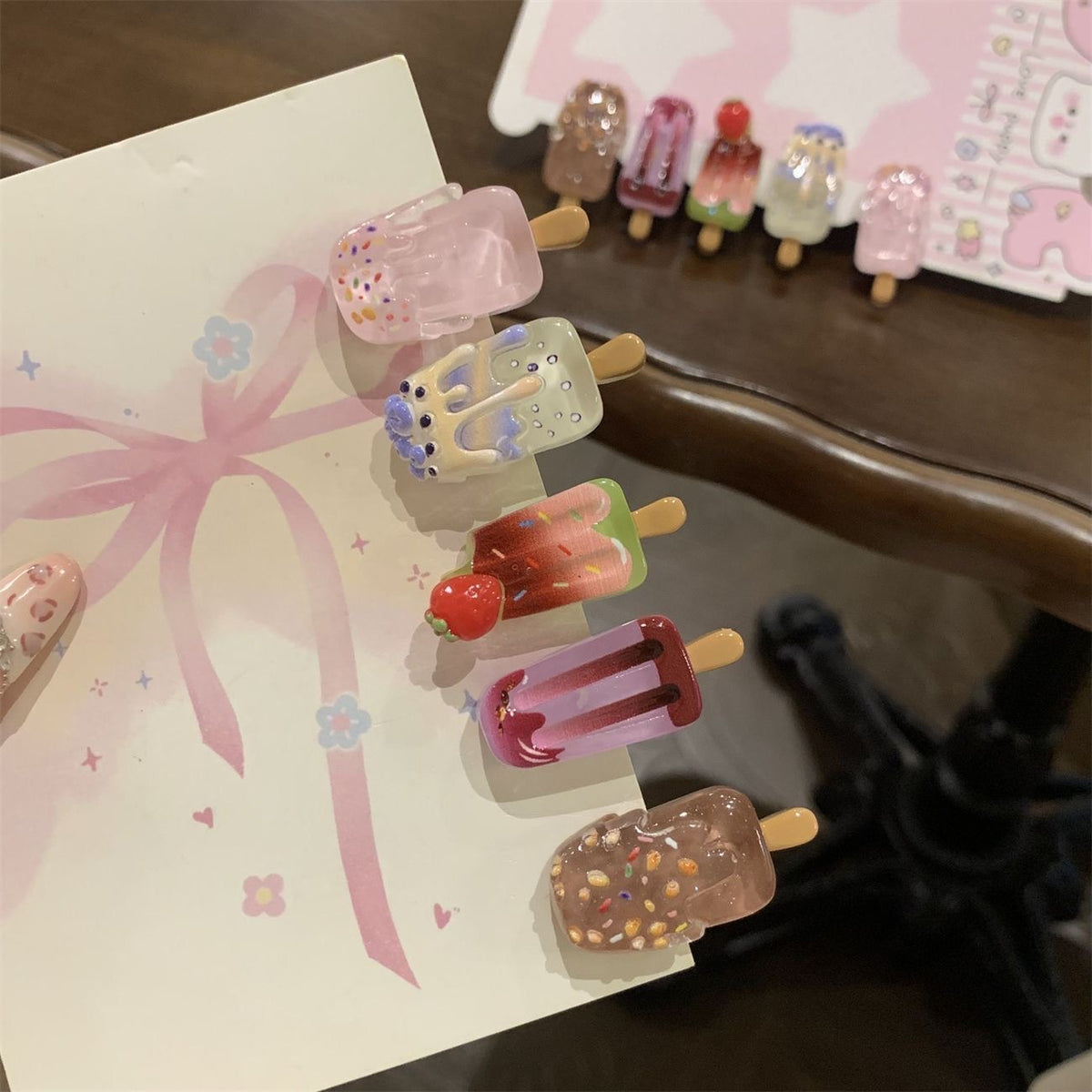 Creative Cartoon Ice Cream Hair Clip