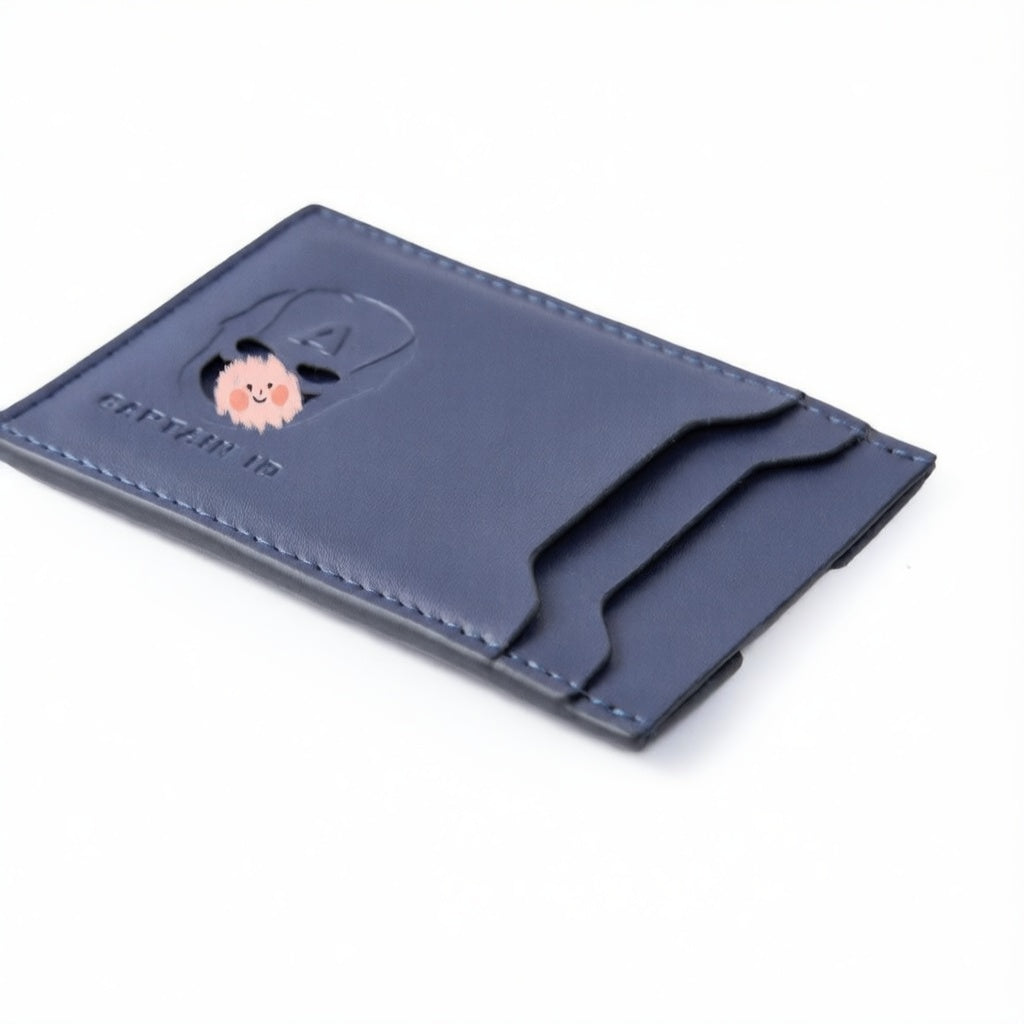 Captain America Premium Leather Card Holder