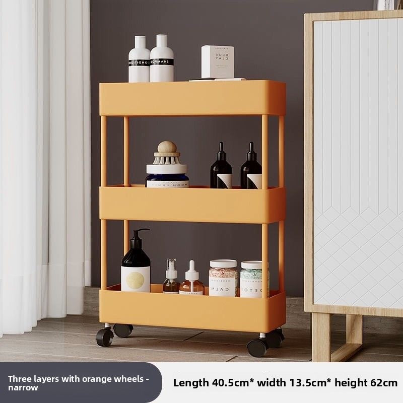 Multi-layer movable storage rack