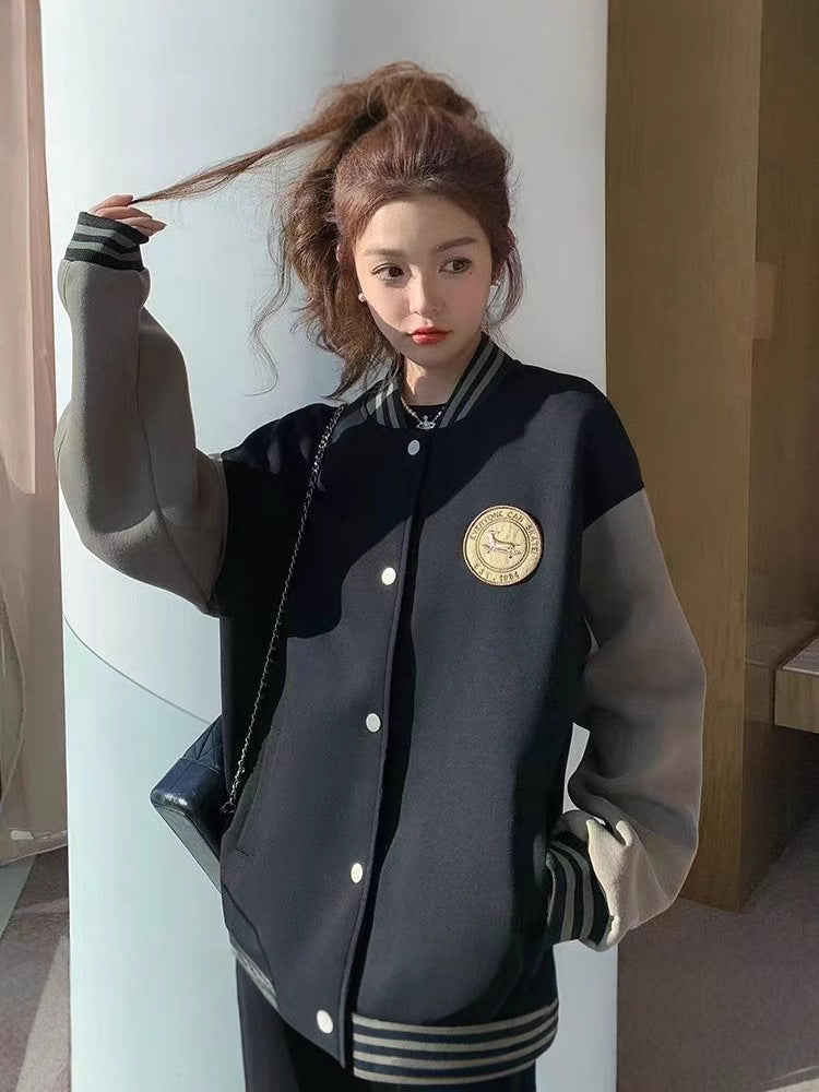 Heritage Velvet Baseball Jacket