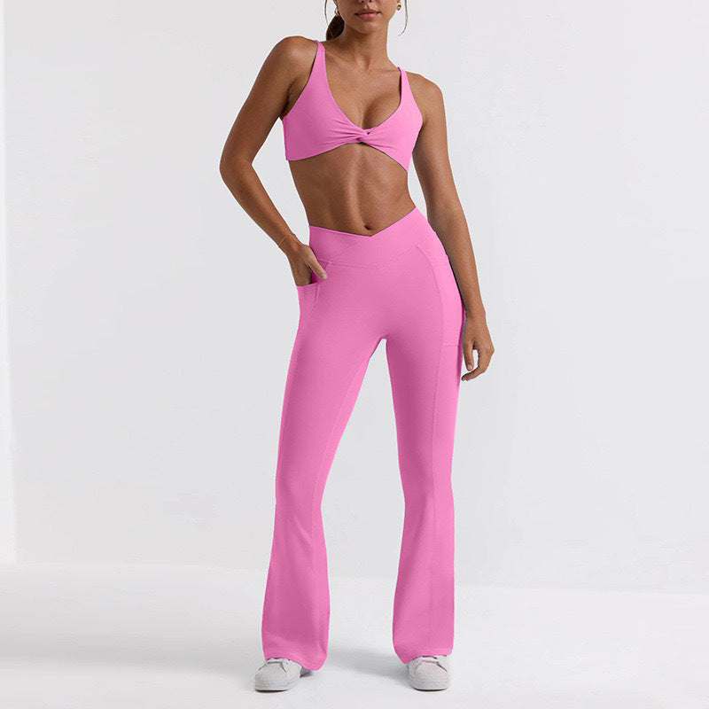 High-Waist Flared Sportswear Se