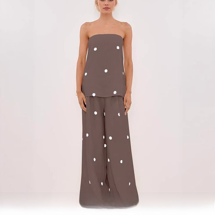 Casual set polka dots
