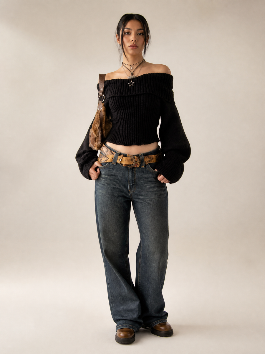Sablea Off-Shoulder Sweater