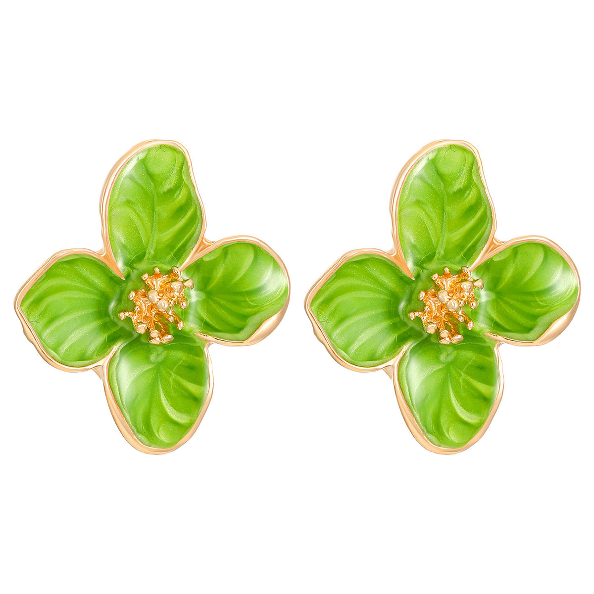 Fashion Floral Frosted Earrings for Women
