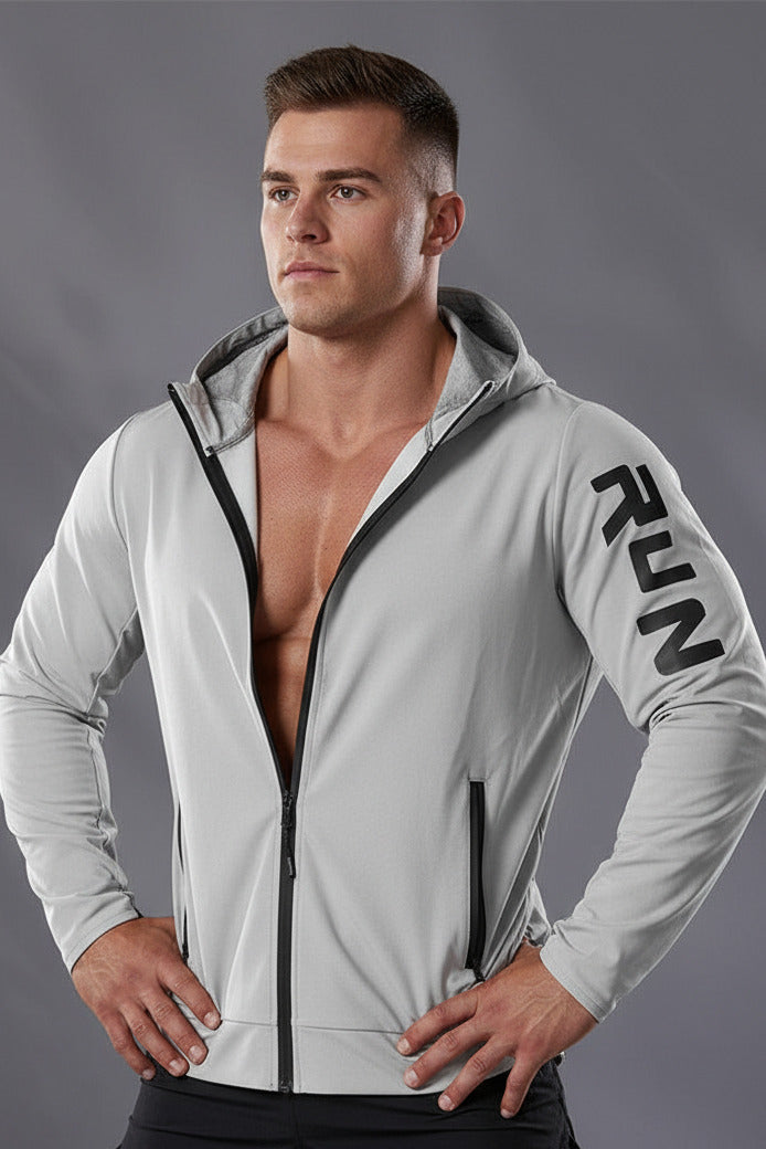 Mens Quick-Dry Windproof Training Suit - Lightweight, Breathable