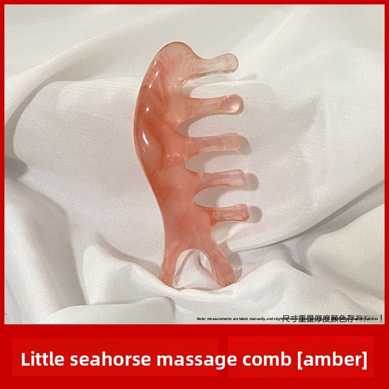 Facial gua sha and tendon-striking stick