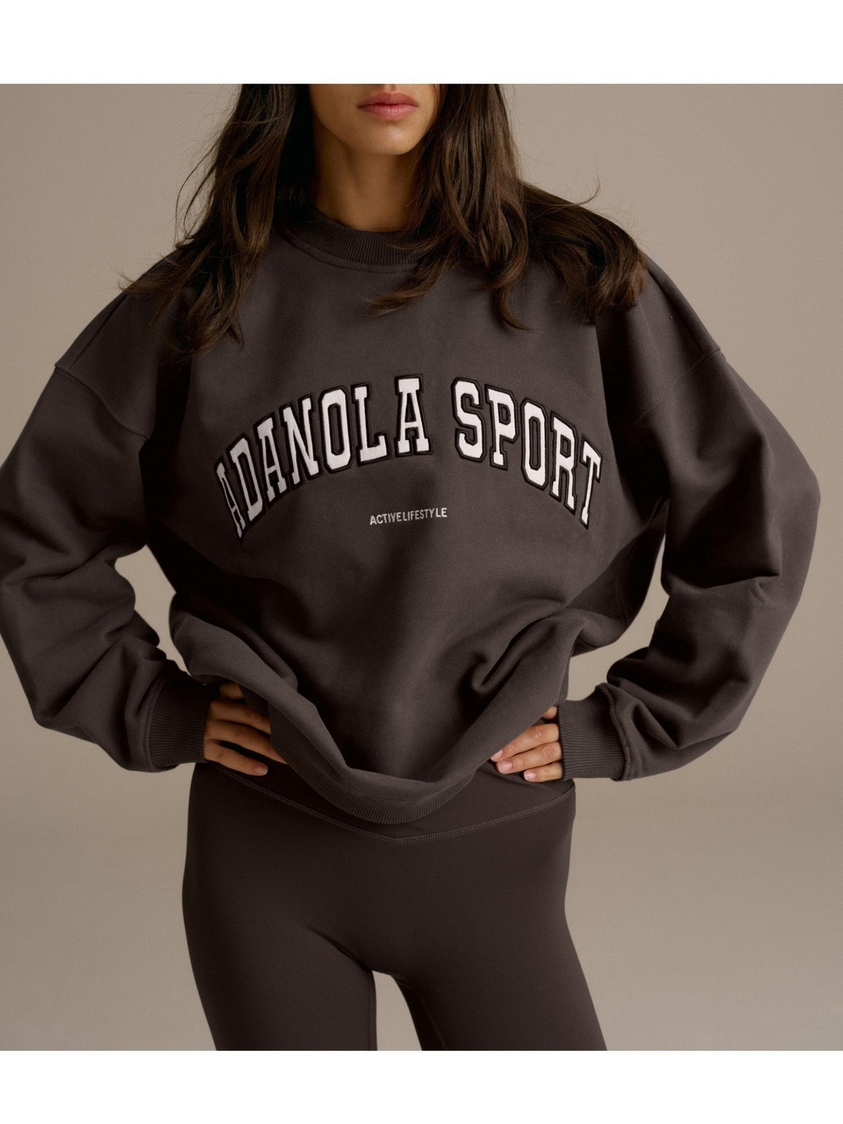 Women's Letter Embroidered Casual Sweatshirt