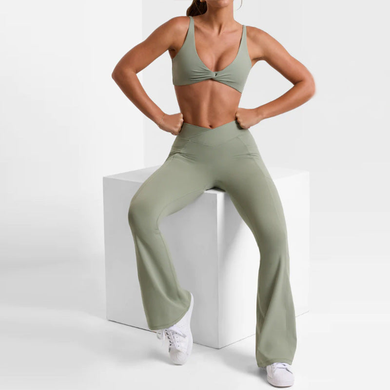 High-Waist Flared Sportswear Se