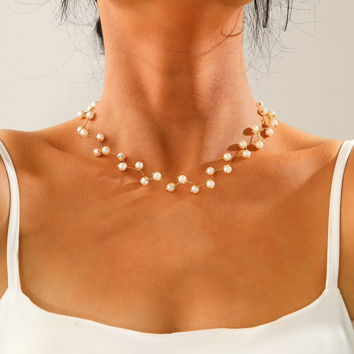 Retro Luxury Butterfly Pearl Pendant Necklace