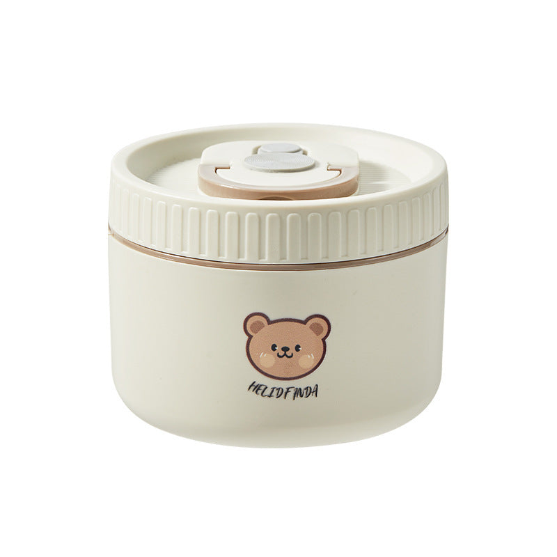 Insulated Stainless Steel Lunch Box with Microwave Heating Function