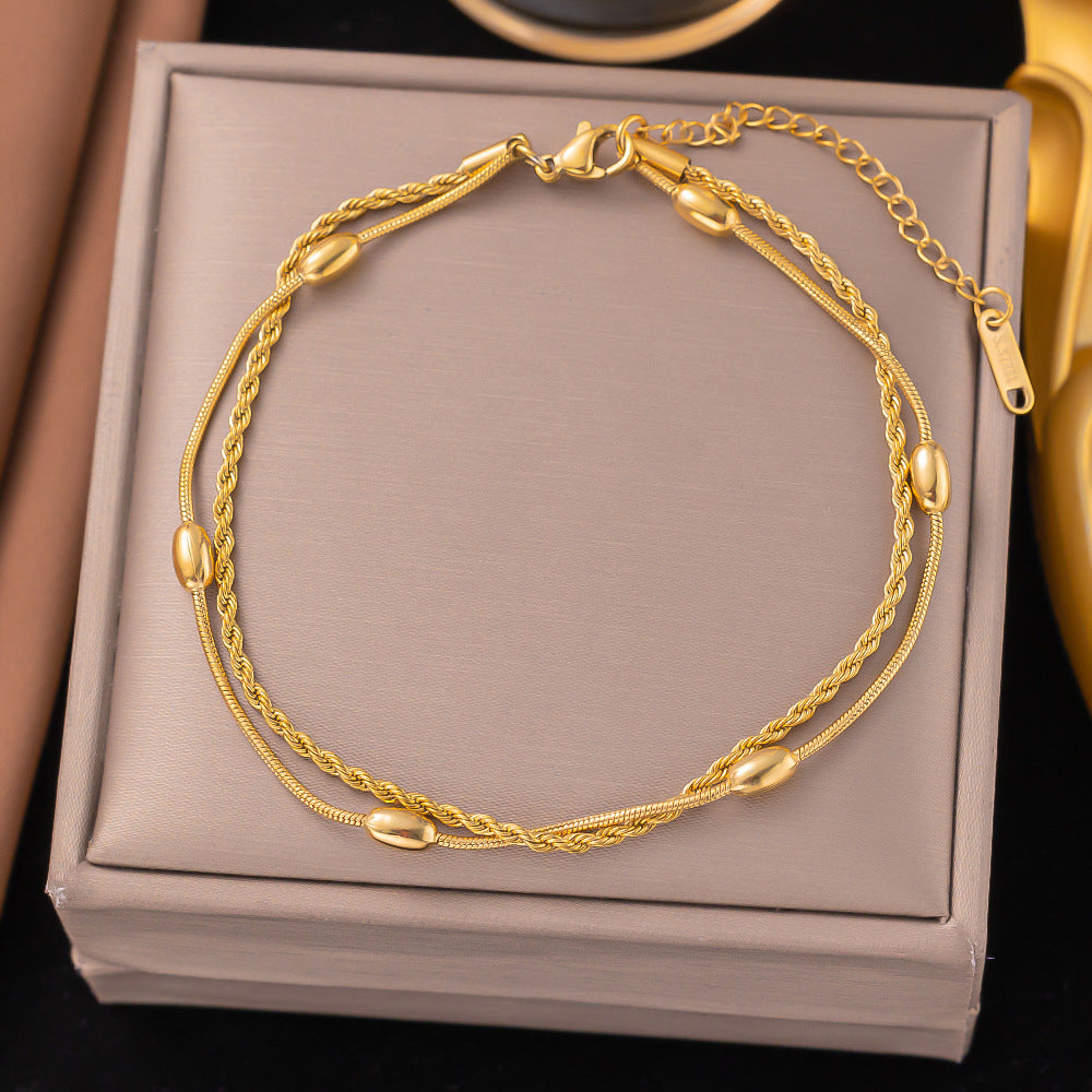 Titanium steel bracelet/Anklets