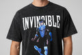 Cartoon Print Cotton T-shirt with Double-Sided Design