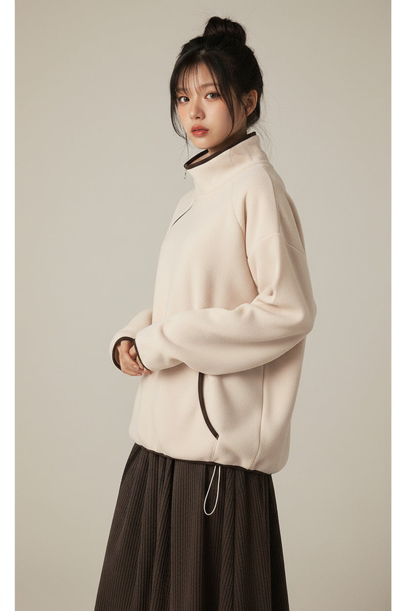 Women's Fleece Hooded Zip Up