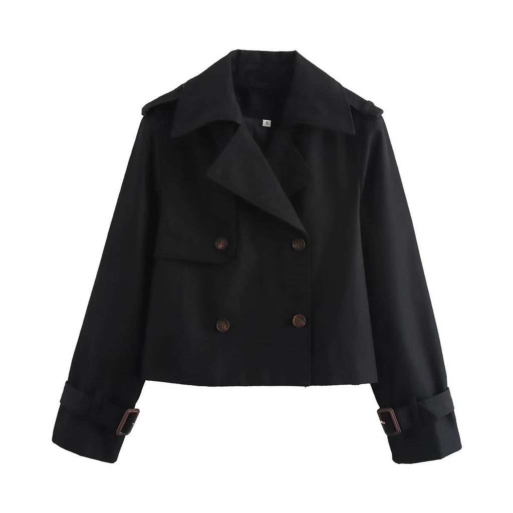 Women's loose-fitting long-sleeved coat